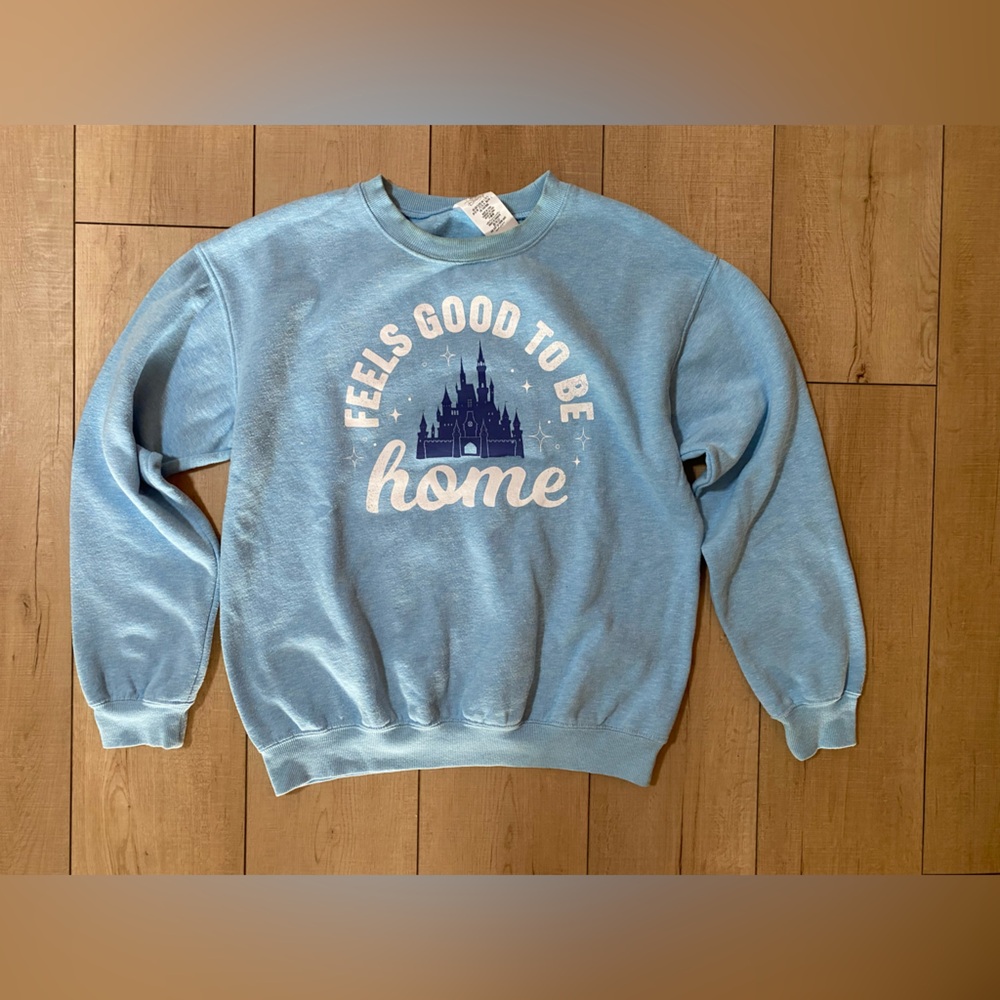Disney Blue Sweatshirt with Disneyland Castle - Picture 14 of 16